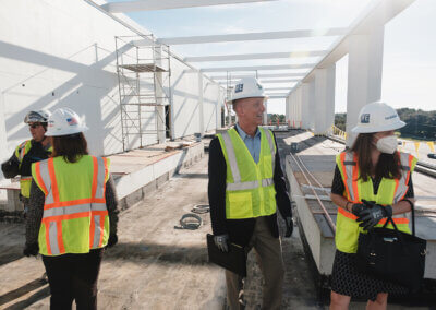 Florida High Tech Corridor CEO Paul Sohl tours site